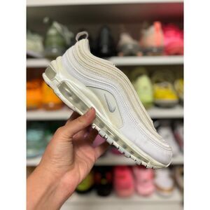 Nike Women's Air Max 97 "Triple White Platinum" (921733-100) Size 7.5